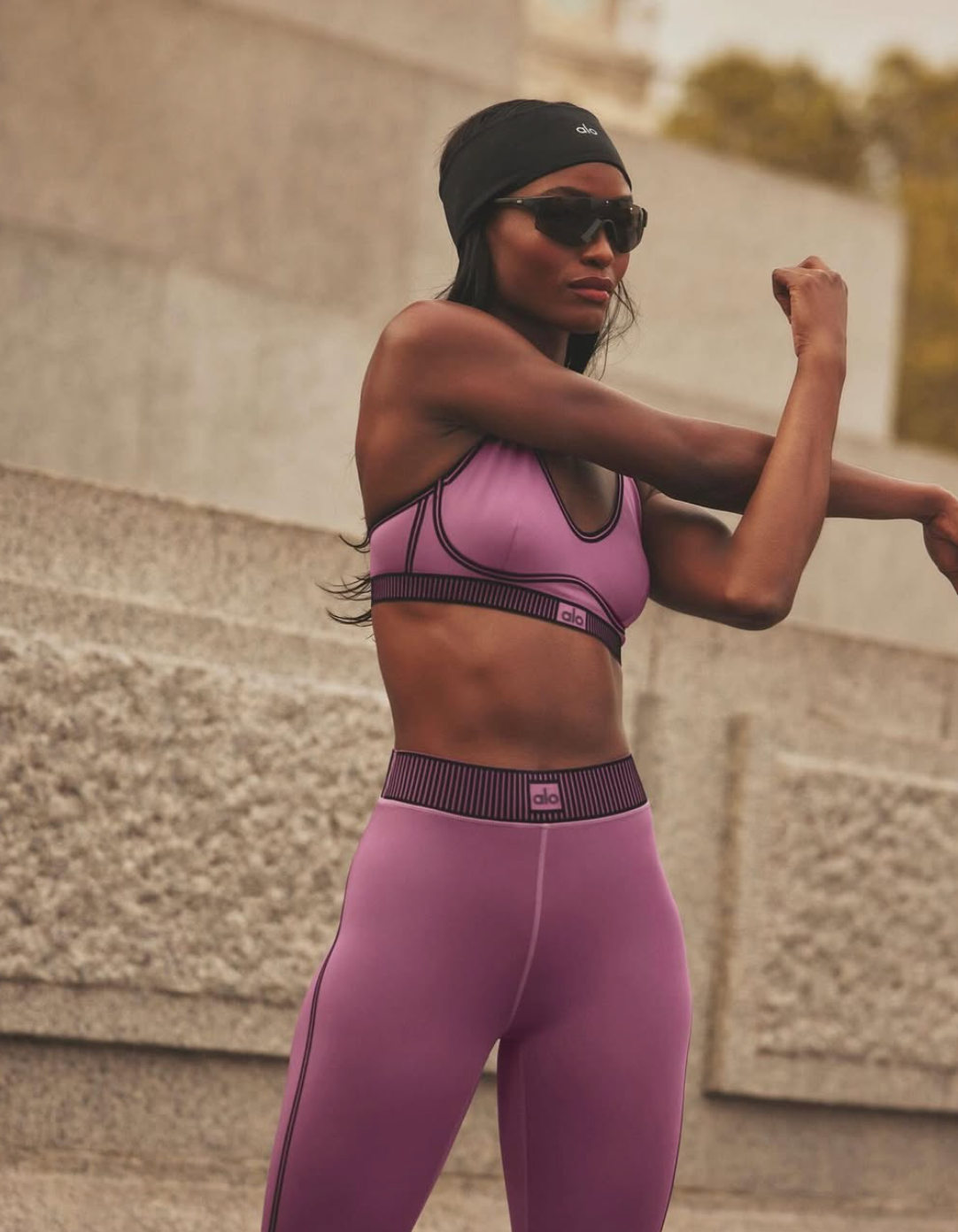 Airlift High-Waist 7/8 Line Up Legging - PINK