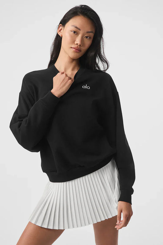 Accolade Crew Neck Pullover Black
