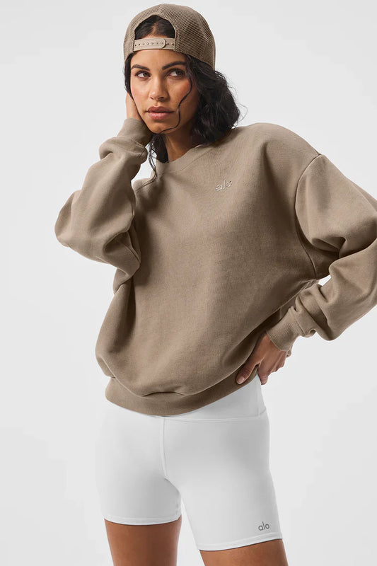 Accolade Crew Neck Pullover - Beige