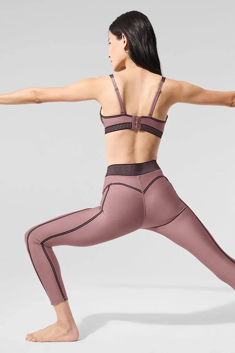 Airlift High-Waist 7/8 Line Up Legging - Smoky Quartz